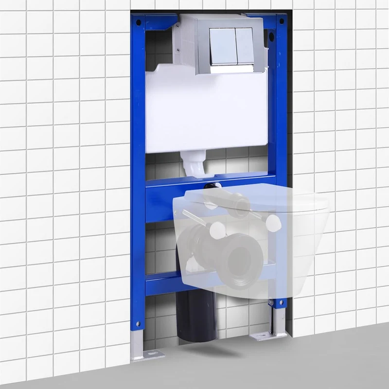HOROW T02L WC-Vorwandelement mit Unterputz 50×12×82 cm