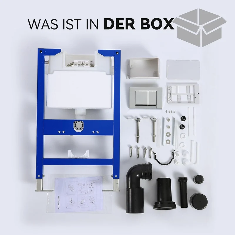 HOROW T02L WC-Vorwandelement mit Unterputz 50×12×82 cm
