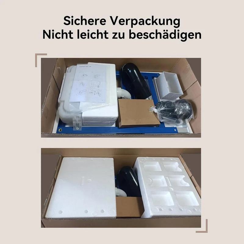 HOROW T02L WC-Vorwandelement mit Unterputz 50×12×82 cm