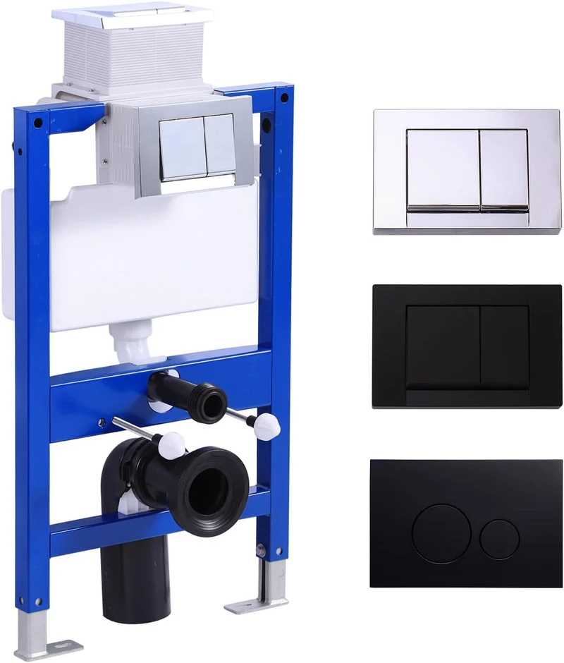 HOROW T02L WC-Vorwandelement mit Unterputz 50×12×82 cm