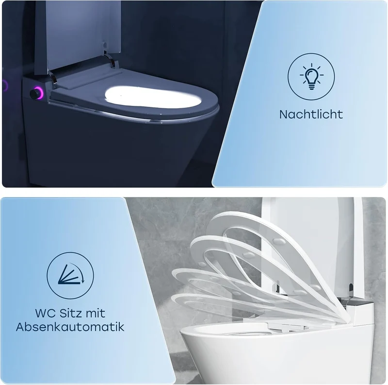 HOROW G05 Smartes Wand-WC mit Bidet, Nachtlicht, Temperatursteuerung usw.