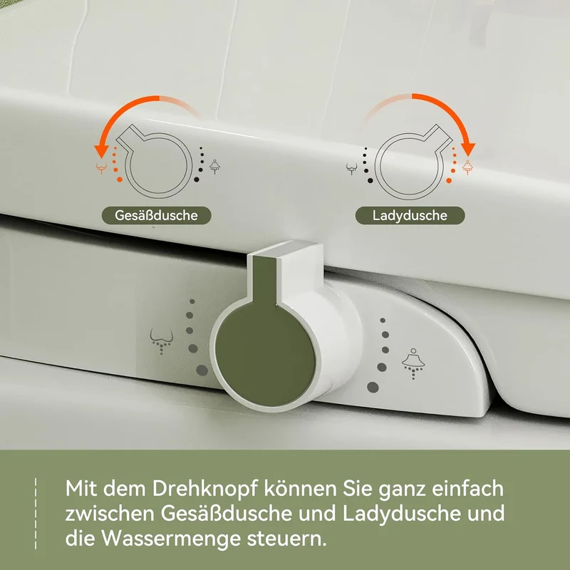 HOROW B0406 WC-Sitz mit Bidetfunktion