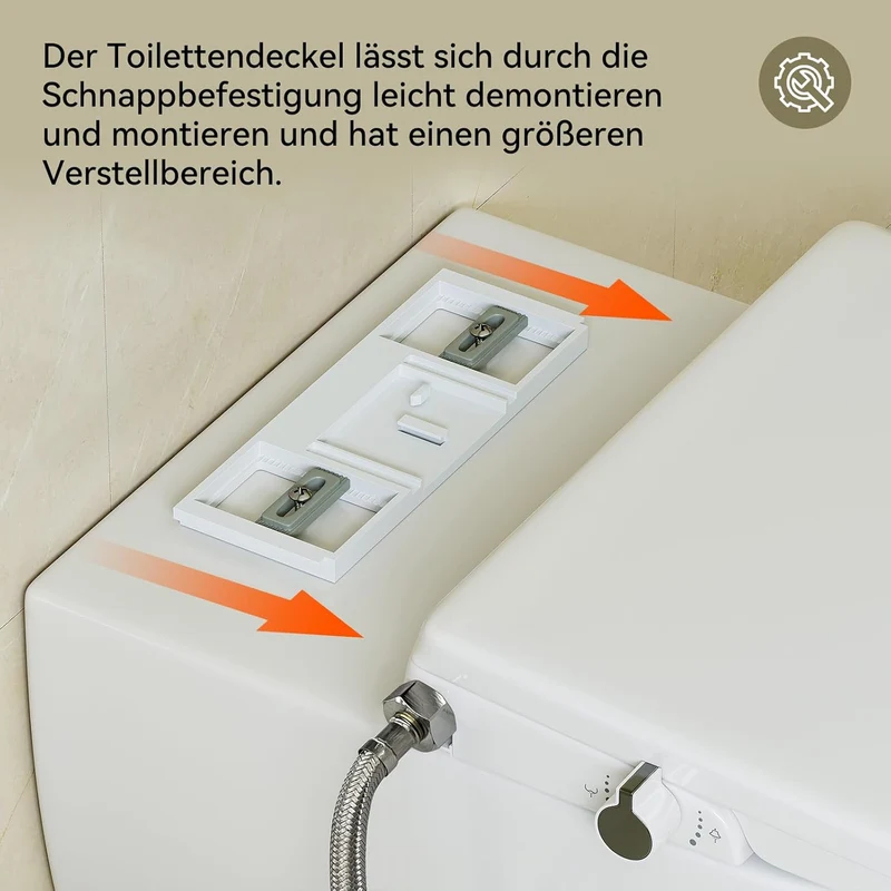 HOROW B0406 WC-Sitz mit Bidetfunktion