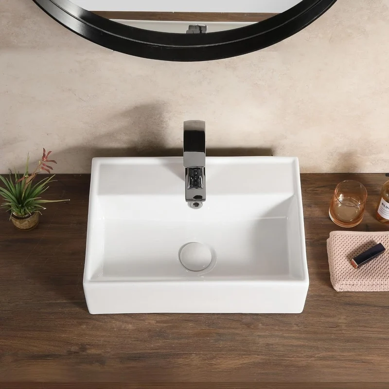 HOROW F09R-S4531W 1Waschbecken aus Keramik
