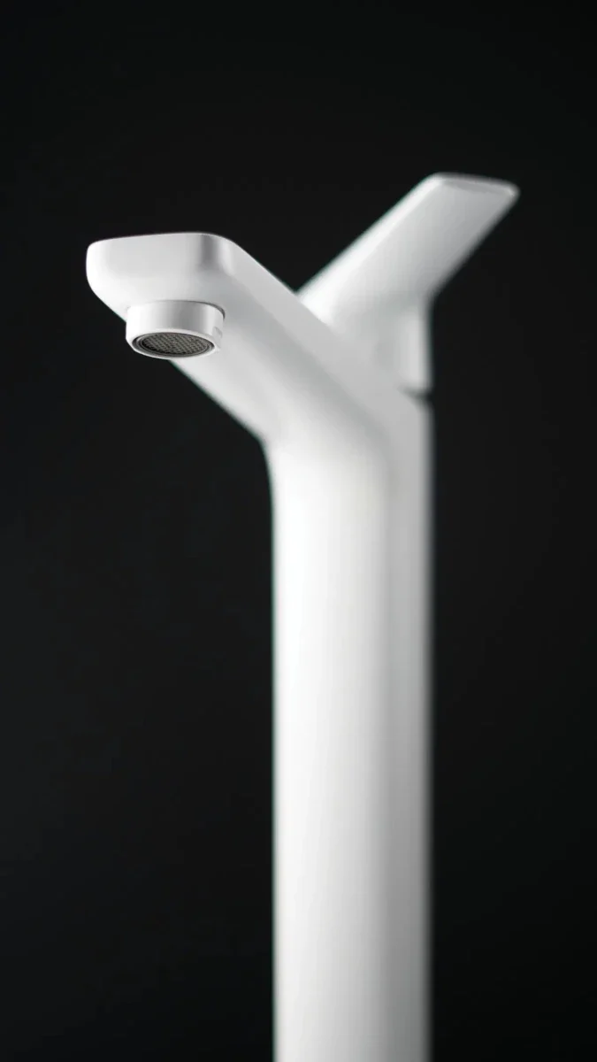 DEANTE Blur Waschtischarmatur hoch // Bianco // BQL-A20K