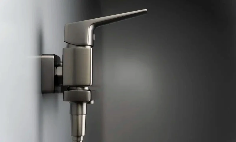 DEANTE Blur Badewannenarmatur mit klappbarem Auslauf // Titanium // BQL-D12M