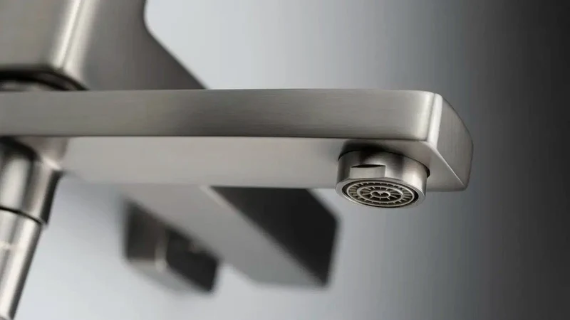 DEANTE Blur Badewannenarmatur mit klappbarem Auslauf // Titanium // BQL-D12M