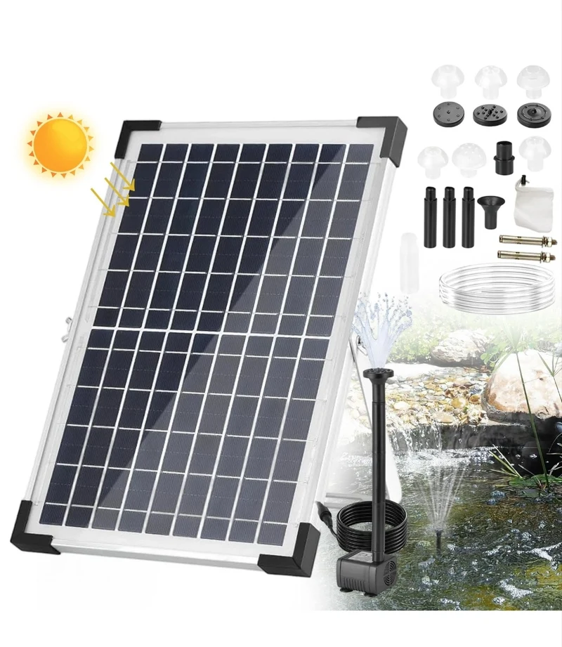Solar Teichpumpe Brunnenpumpe Gartenpumpe
