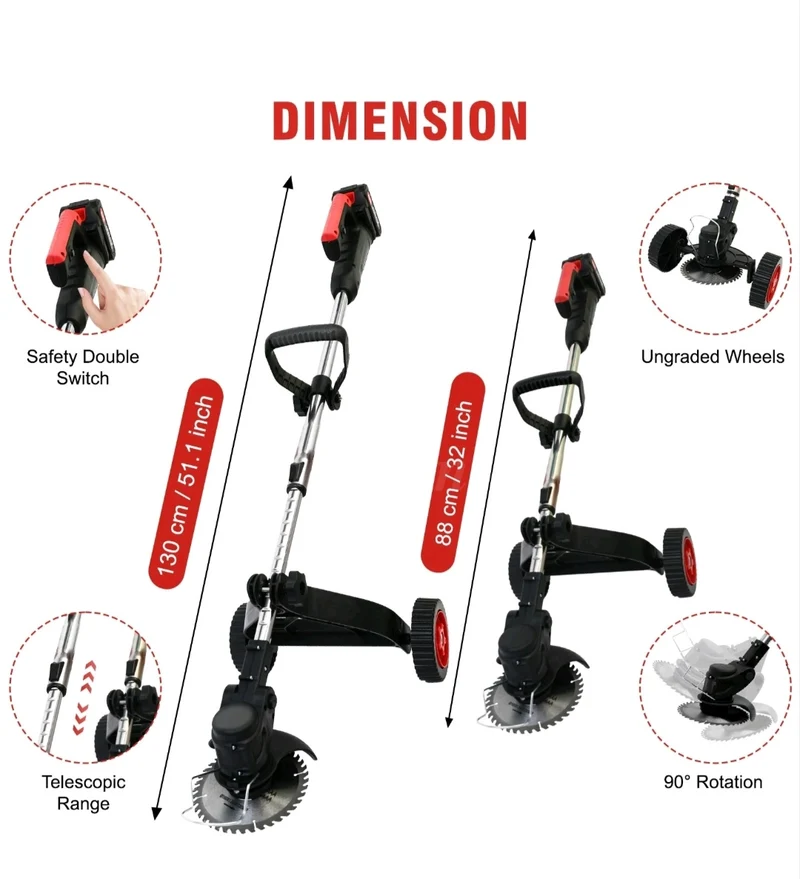 Akku Grasschneider Rasenmäher Rasentrimmer