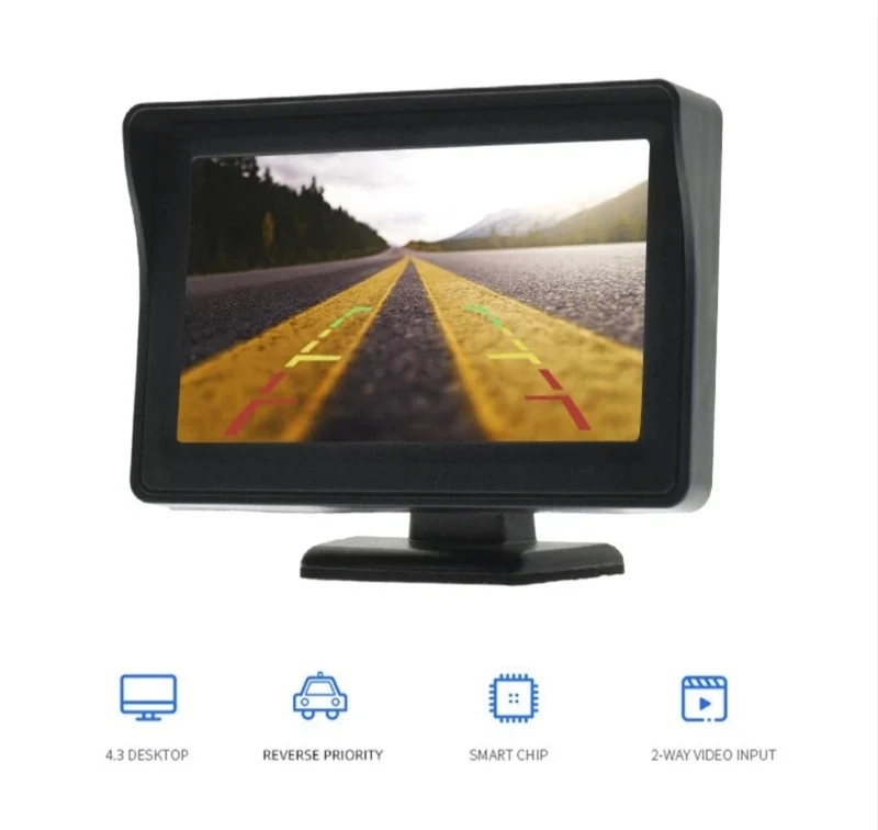 Rückfahrtkamera mit Monitor Rückfahrsystem PKW, Wohnwagen
