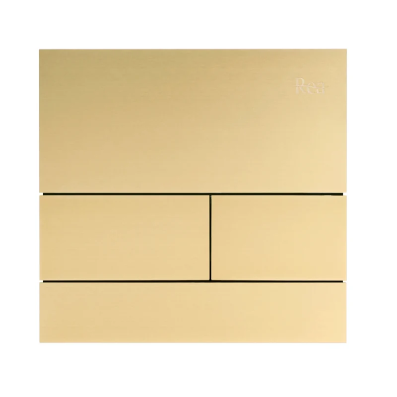 Unterputz WC Gestell Slim 024N Gold Matt HD Drückerplatte