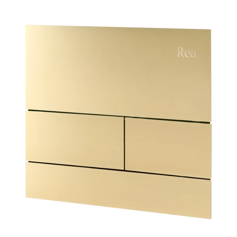 Unterputz WC Gestell Slim 024N Gold Matt HD Drückerplatte