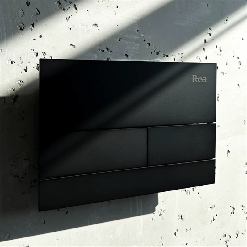 Unterputz WC Gestell Slim 024N Schwarz HD Drückerplatte