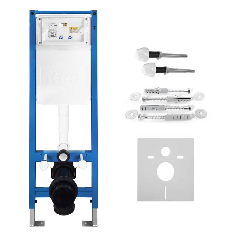 Unterputz-WC-Gestell Set Slim 024N – Chrom HD Drückerplatte