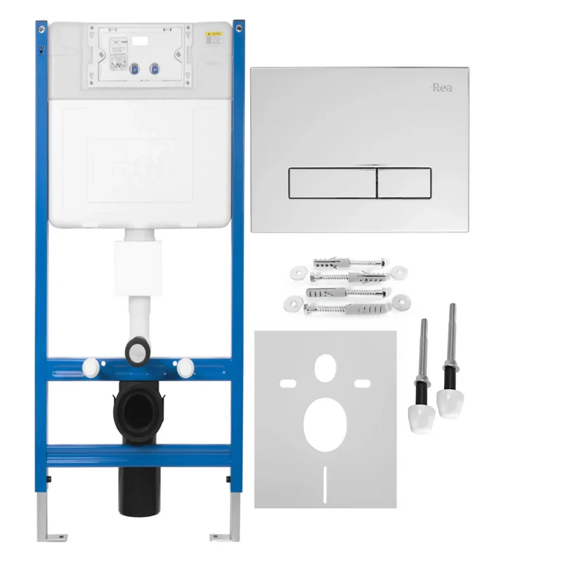 Vorwandelement WC K011A-Q HD Chrom