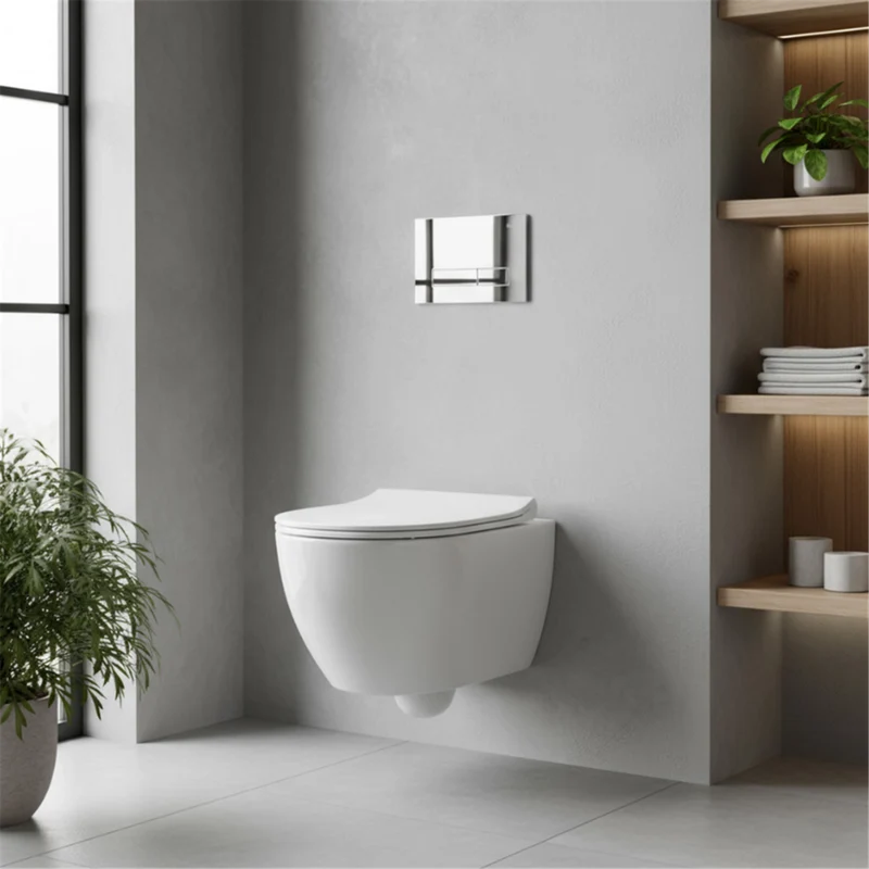 Vorwandelement WC K011A-Q HD Chrom