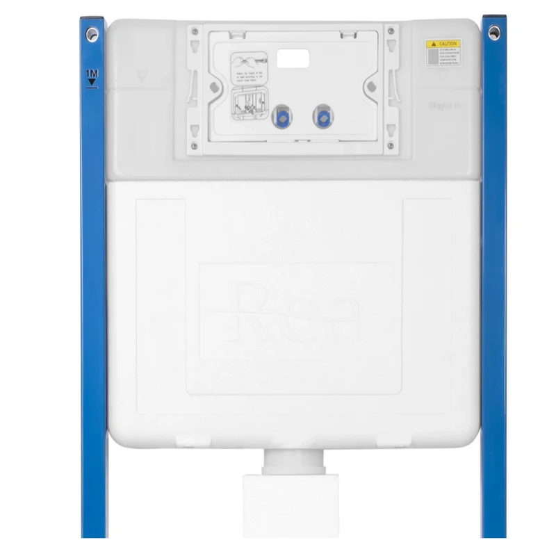 Vorwandelement für WC K011A-Q mit HD Betätigungsplatte Gold