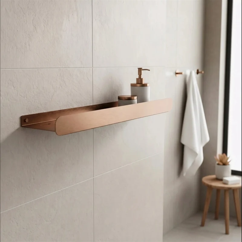 Badezimmerregal SF03 45 cm – Kupfer Matt