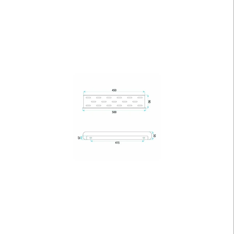 Badezimmerregal SF03 45 cm – Titan