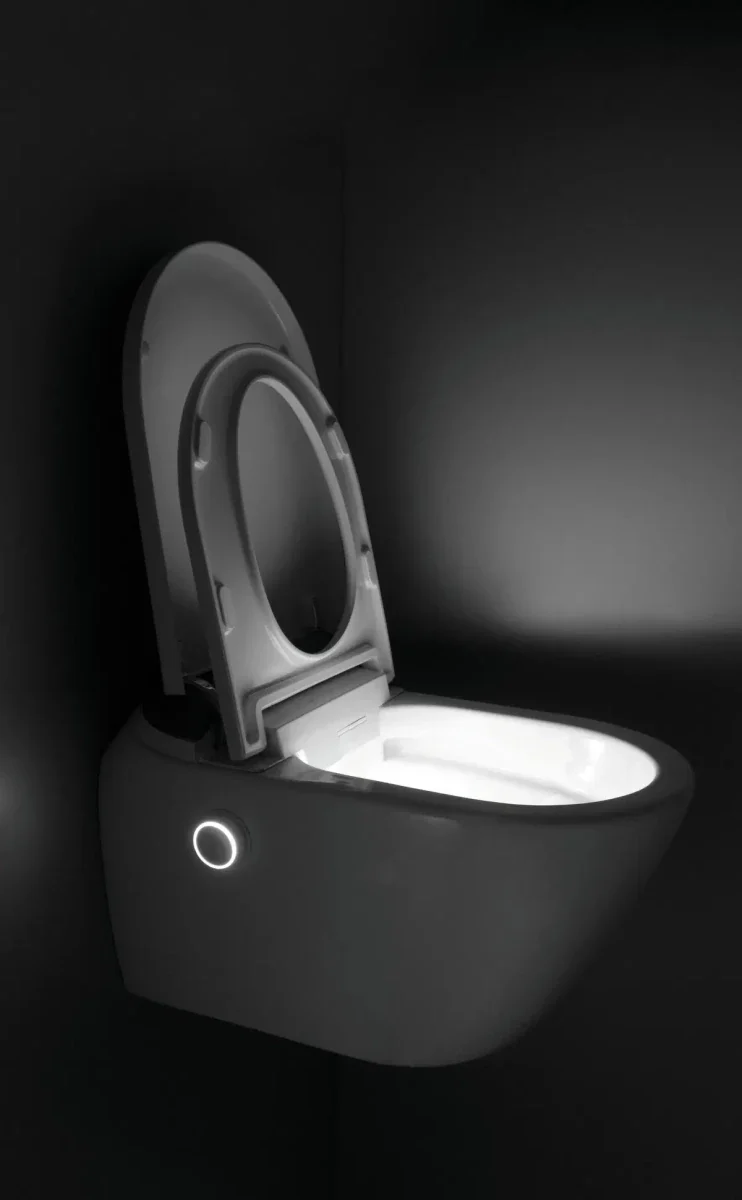 DEANTE Silia Smart WC-Schüssel mit automatischem Sitz - PRO // Weiß // CSID6ZPW
