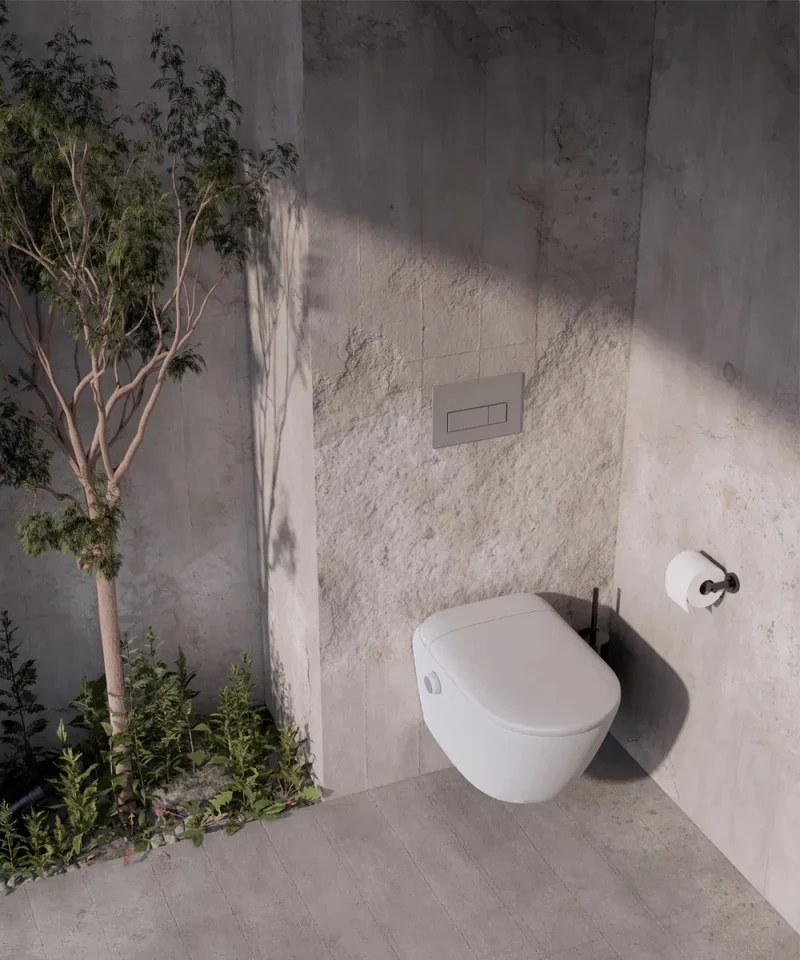 DEANTE Silia Smart WC-Schüssel mit automatischem Sitz - PRO // Weiß // CSID6ZPW