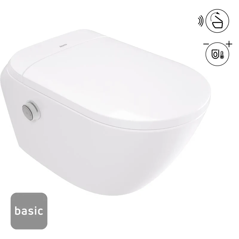 DEANTE Silia Smart WC-Schüssel mit automatischem Sitz - BASIC // Weiß // CSSD6ZPW