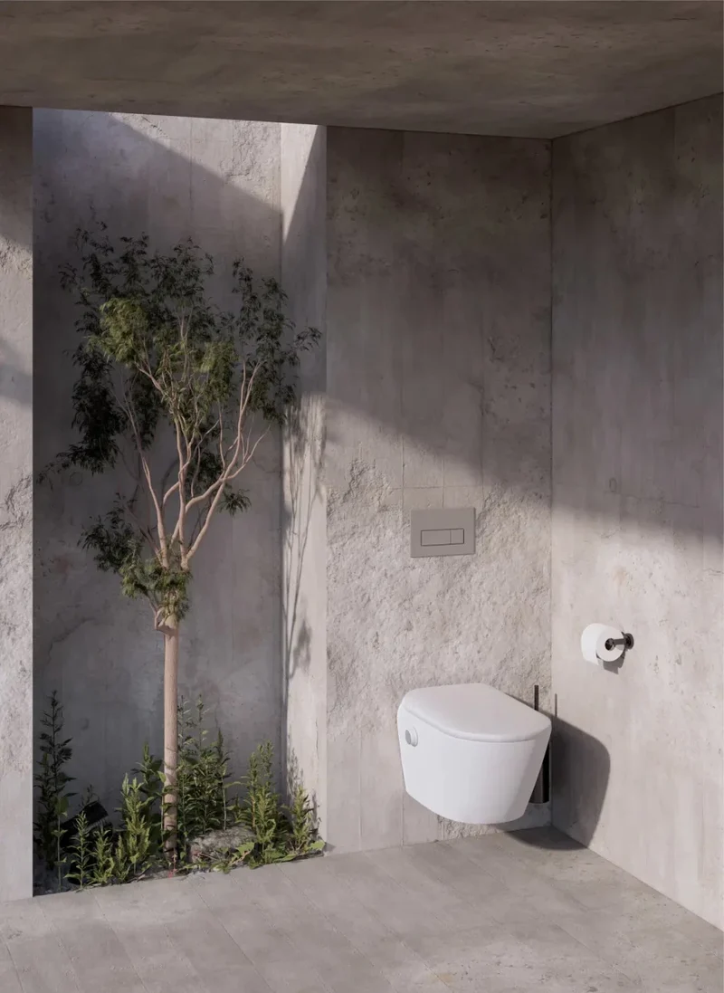 DEANTE Silia Smart WC-Schüssel mit automatischem Sitz - BASIC // Weiß // CSSD6ZPW