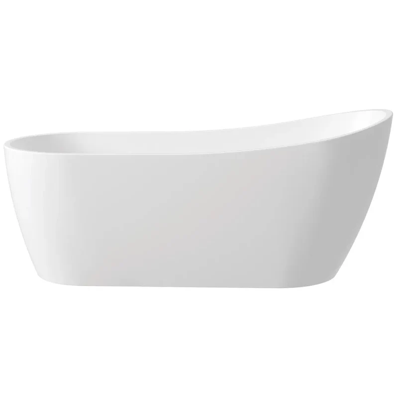 DEANTE Arnika Freistehende Badewanne - Asymmetrisch - 170 cm // Weiß // KDA-017W