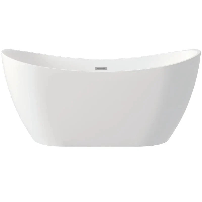 DEANTE Arnika Freistehende Badewanne - Oval - 170 cm // Weiß // KDA-017V