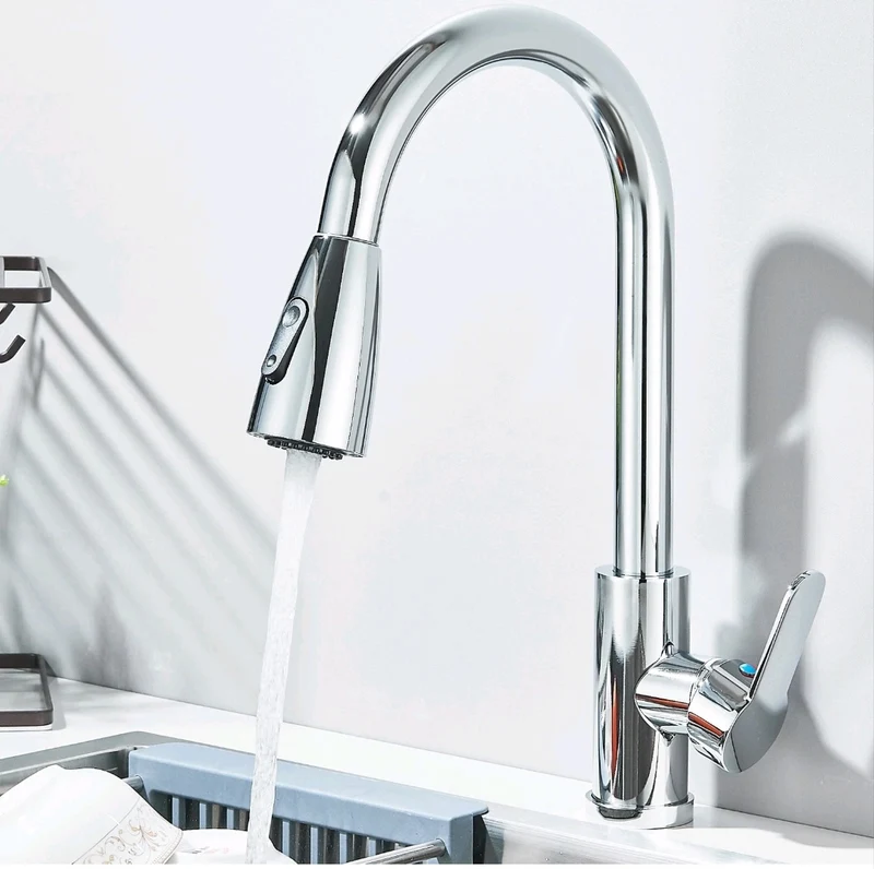 Wasserhahn Küchenarmartur Mischbatterie Chrome Design Brause