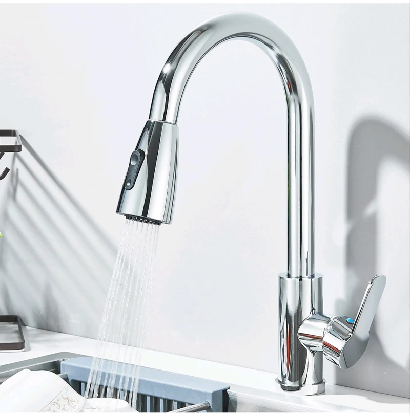 Wasserhahn Küchenarmartur Mischbatterie Chrome Design Brause