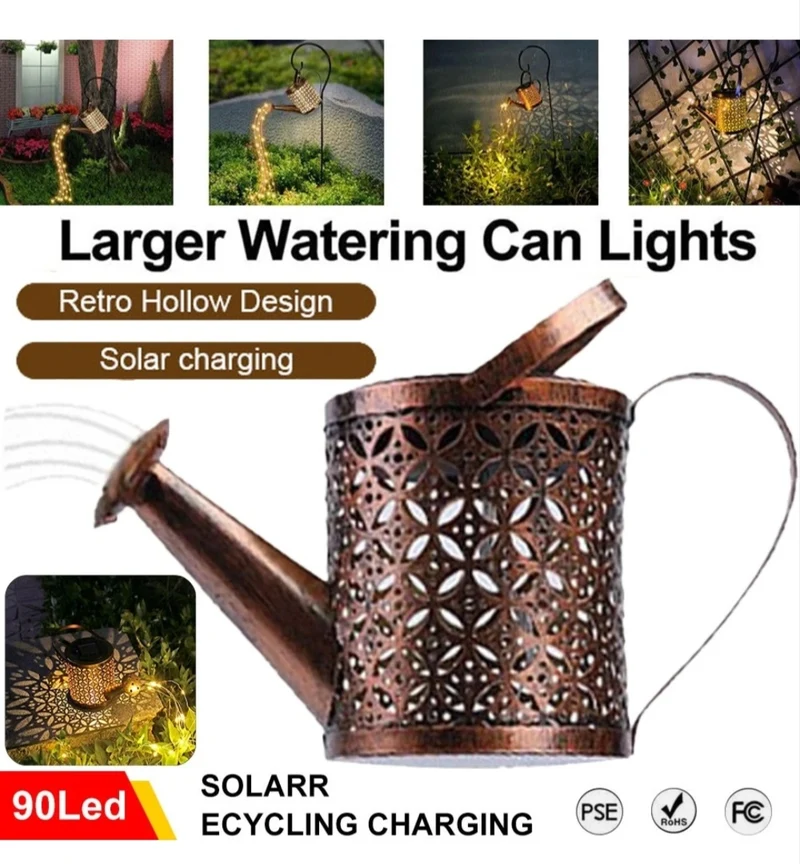 Solar Gießkanne Solarlampe Solarleuchte