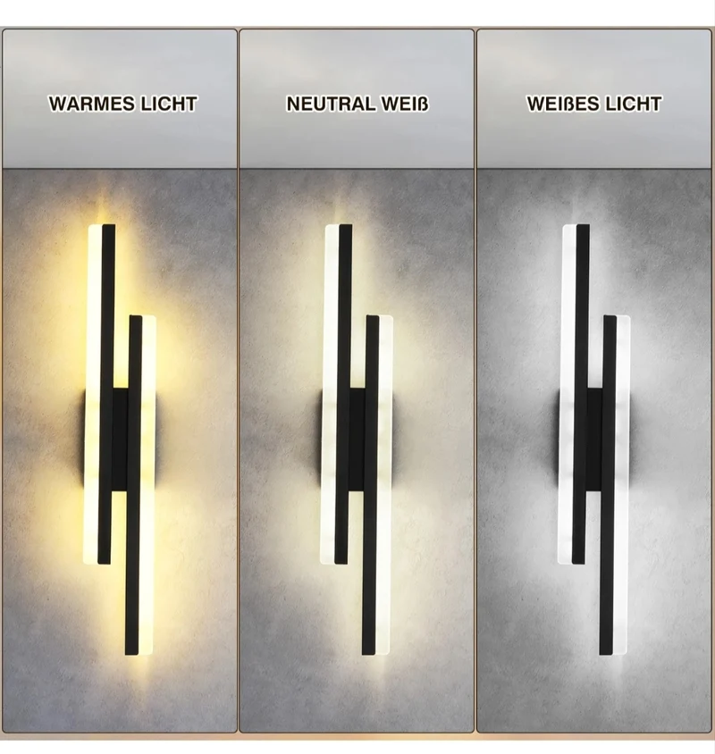 LED Wandleuchte Wandlampe Innenraum und Aussenbereich
