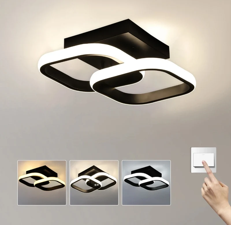 LED Deckenlampe Deckenleuchte 3 Farbig Modern