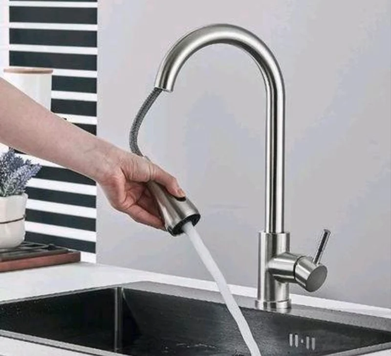 Küchenarmartur Mischbatterie Wasserhahn mit Brause Flexible