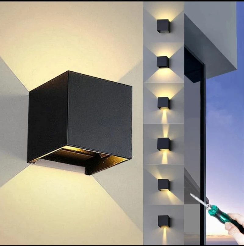 Wandleuchte Wandlampe up down innen Aussen Einstellbar