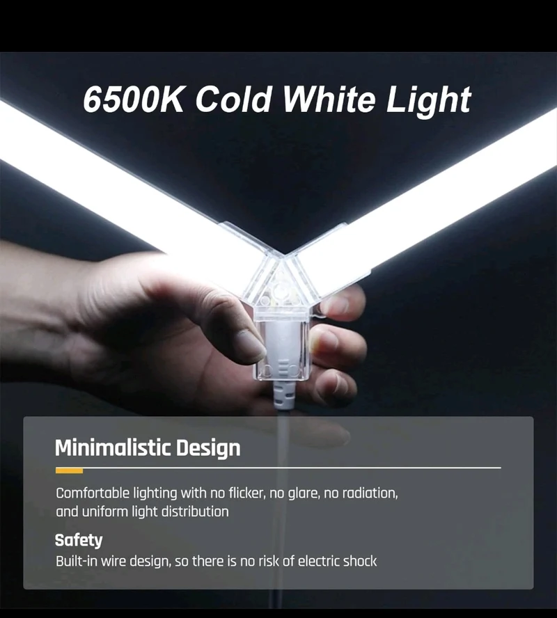 Hexagon Deckenlampe Garagenlicht Werkstattlampe Showroom Lampe