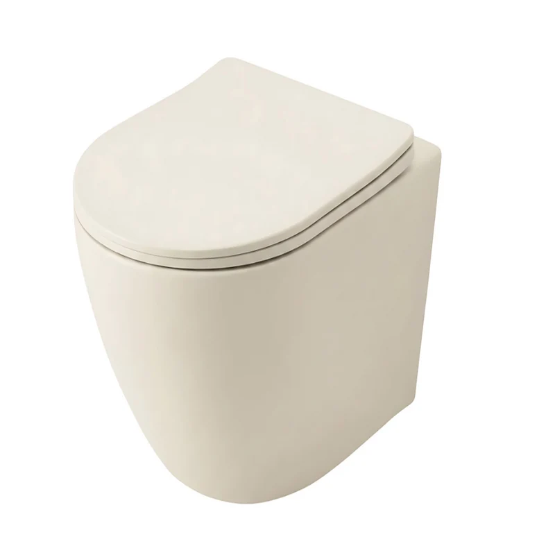 Wandhängendes WC Focus Tornado 48,5 × 36 cm – Creme Matt