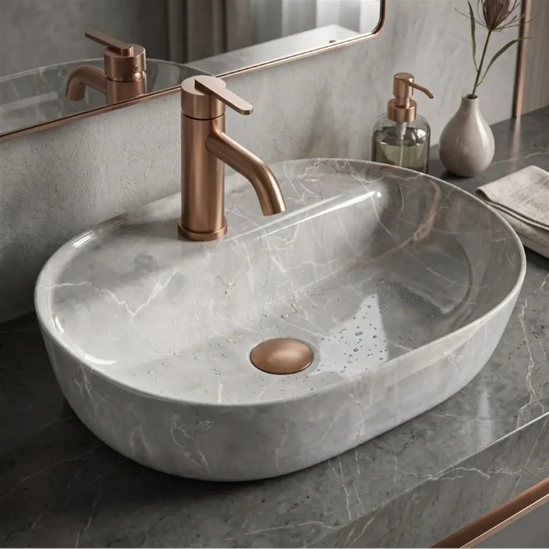 Aufsatzwaschbecken Aura 51 50,5 × 38,5 cm – Kashmir