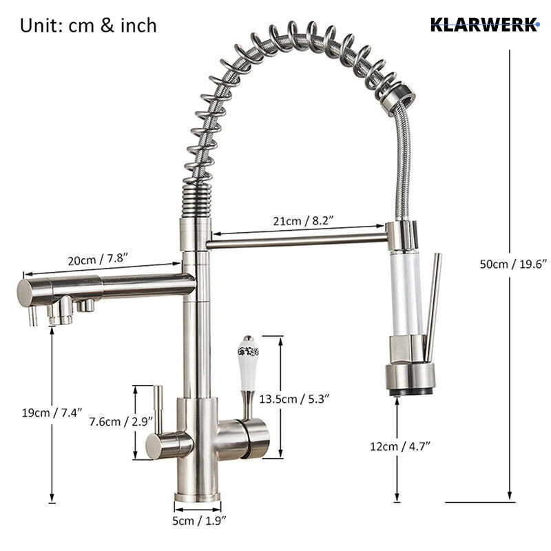 3-Wege-Armatur Trinkwasser "Björn" - Chrom