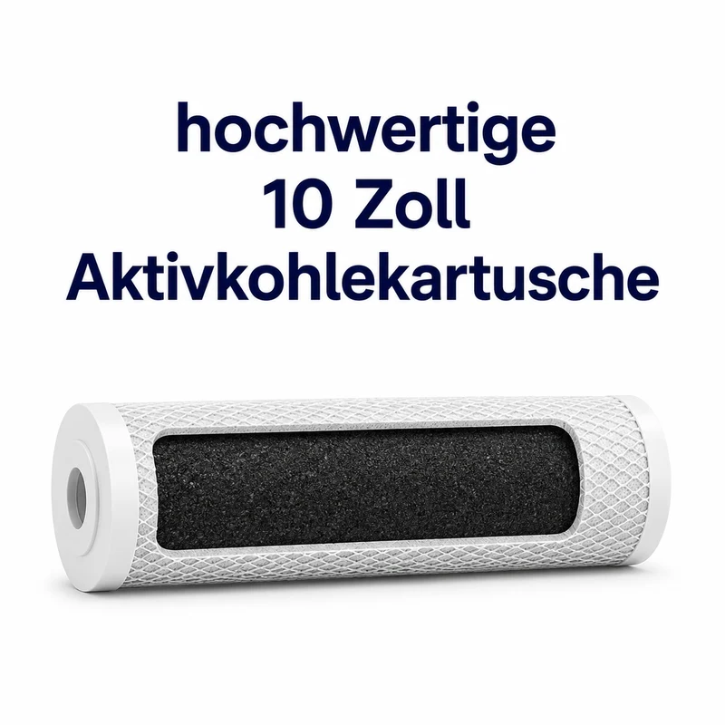 Edelstahl Aktivkohle Wasserfilter "ARIS" - Untertisch