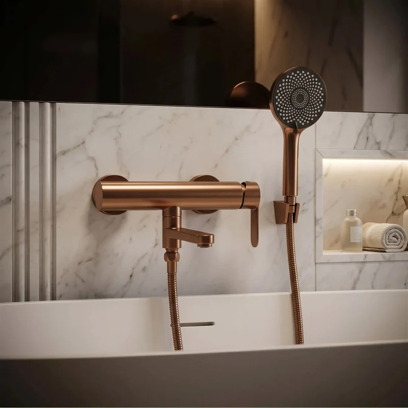 Duscharmatur Arcos – Copper Matt