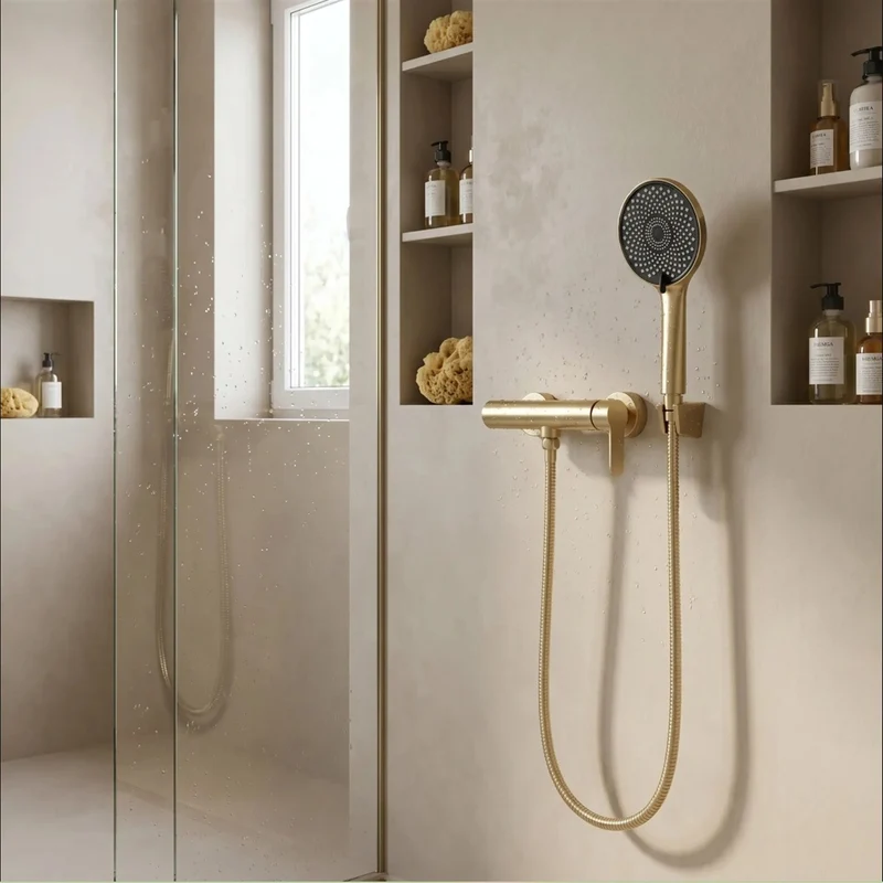 Duscharmatur Arcos – Gold Matt