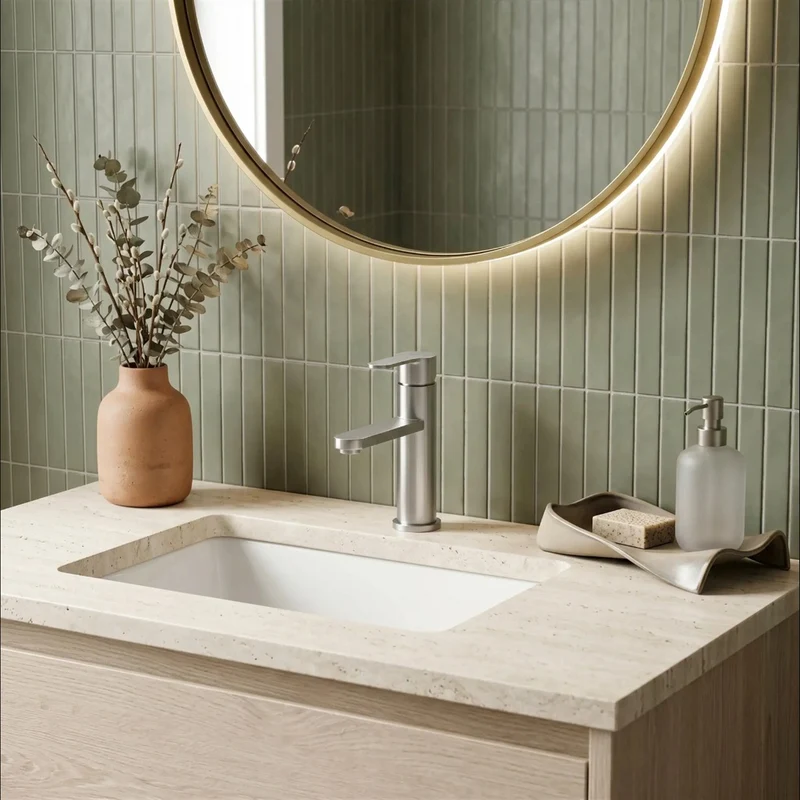 Waschtischarmatur Arcos – Chrom Matt Low