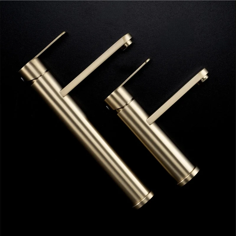 Waschtischarmatur Arcos – Gold Matt High