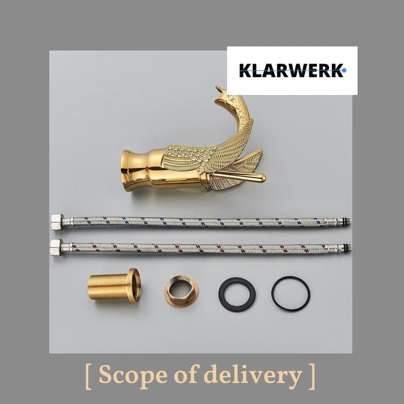 Badarmatur Schwan "Adrian" - Gold