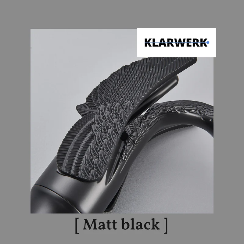 Badarmatur Schwan "Adrian" - Schwarz
