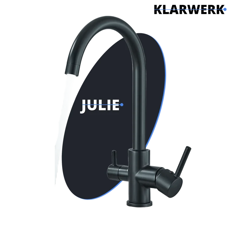 3 Wege Küchenarmatur "Julie" - Schwarz (matt)
