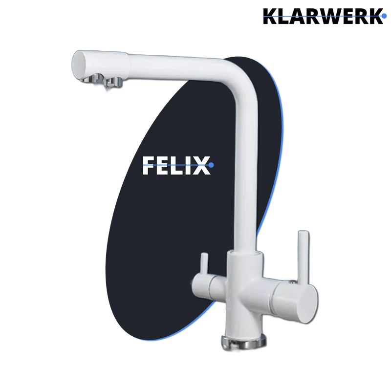 3 Wege Küchenarmatur "Felix" - Weiß (matt)