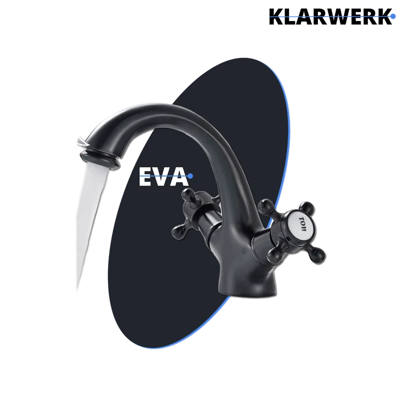 Retro-Badarmatur "Eva" - Schwarz